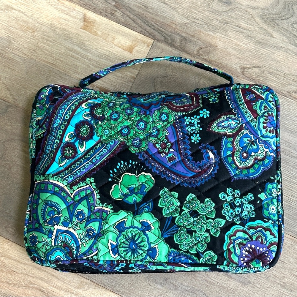 Vera Bradley Blue and Green Paisley Tablet Bible Bag - Picture 4 of 8